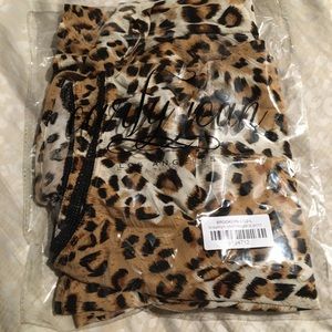 Carly Jean CJLA Brooklyn Leopard Skirt Large
